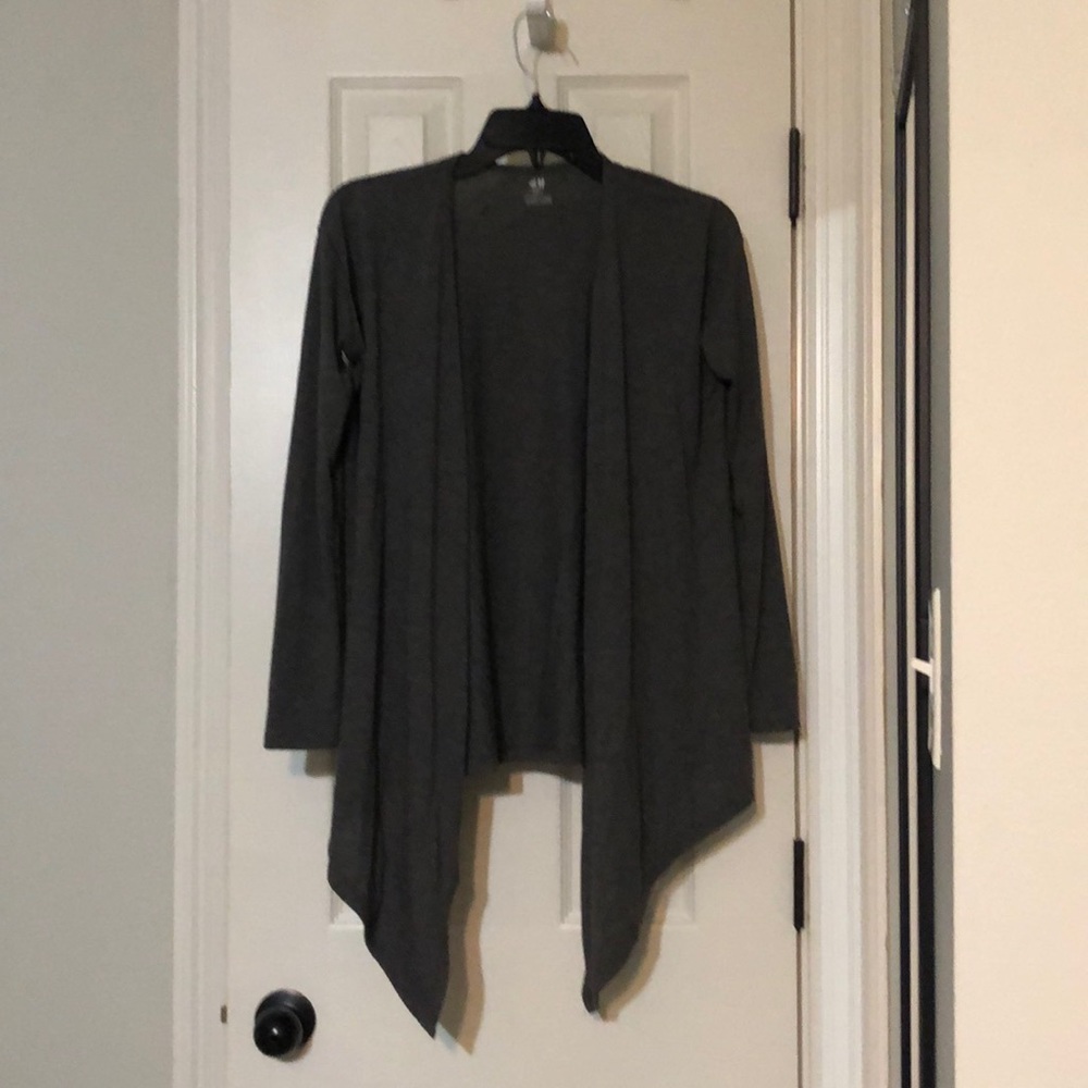 Charcoal grey cardigan H&M size youth 12-14